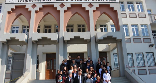 70.Yıl Cumhuriyet Mesleki ve Teknik Anadolu Lisesini ziyaret