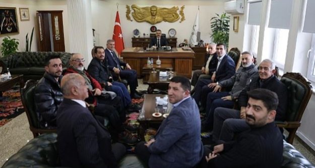 AK Parti Iğdır Belediye Meclis Üyelerinden Vali Turan'a Ziyaret