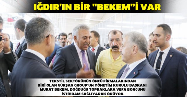 IĞDIR'IN BİR  'BEKEM''i VAR