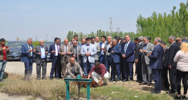 IĞDIR OVASINA TÖRENLE KURBAN KESİLEREK SU VERİLDİ