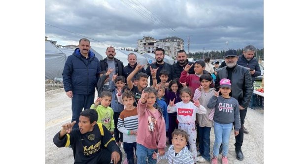 IĞDIR TÜRKAV DEPREM BÖLGESİNDE DEPREMZEDELERİ ZİYARET ETTİ