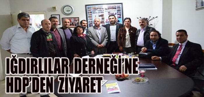 Iğdırlılar Derneği'ne HDP'den ziyaret