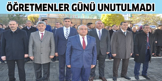 Öğretmenler günü unutulmadı