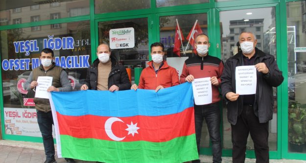 ŞEHİT AZERBAYCAN ASKERLERİ IĞDIR'DA ANILDI