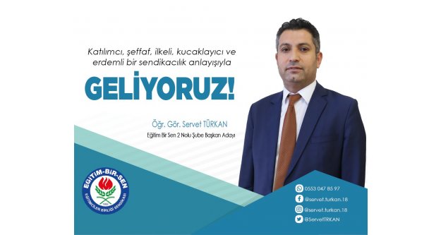 Servet Türkan Adaylığını Açıkladı