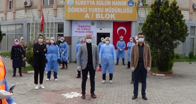 Suudi Arabistan'dan getirilen 170 kişi Iğdır'da yurda yerleştirildi