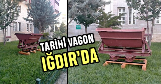 Tarihi vagon Iğdır'ın kampüsünde