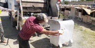Çöp Konteynırları Yıkanıyor