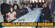 Iğdırlılar Geleneği Bozmadı