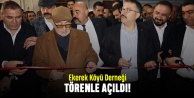 Ekerek Köyü Derneği törenle açıldı