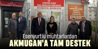 Esenyurtlu muhtarlardan Akmugan'a tam destek