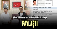 Iğdır'ın YKS birincisi Arin, mutluluğunu Rektör Alma'yla paylaştı