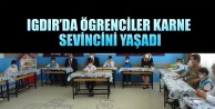 Iğdır'da öğrenciler karne sevincini yaşadı