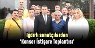 Iğdırlı sanatçılardan konser istişaresi