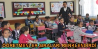 Öğretmenler Sıraları Renklendirdi