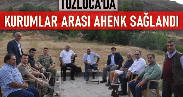 Tuzluca'da kurumlar arası ahenk sağlandı