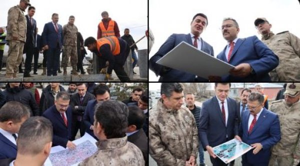 Vali Ercan Turan, Yol ve Kavşak Çalışmalarını Yerinde İnceledi