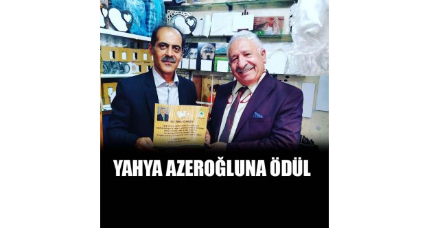 Yahya azeroğluna ödül