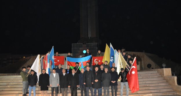 Hocalı Şehitleri Şehit Türkler Anıtında Anıldı