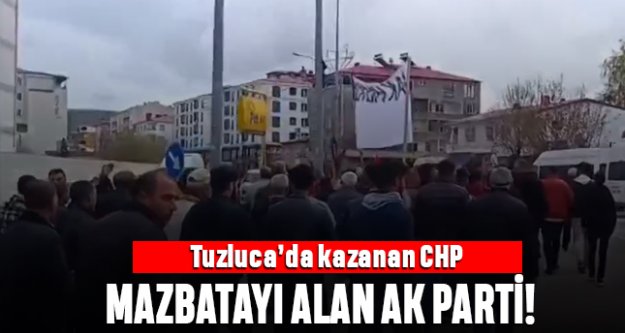 Tuzluca#039;da kazanan CHP, mazbatayı alan AK Parti